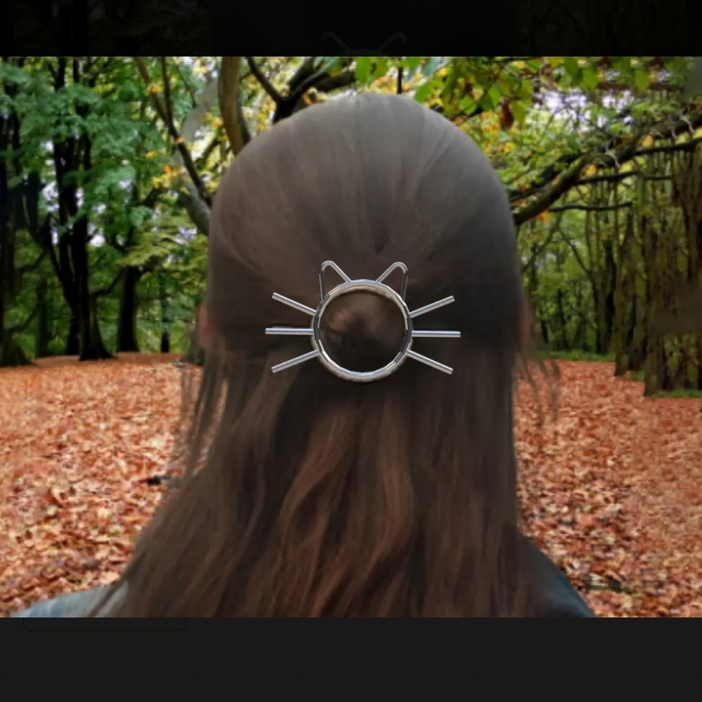 3D Printed Cat Hair Pin